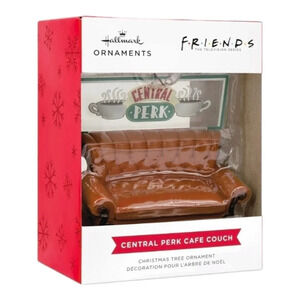 Hallmark Christmas Ornament Friends Central Perk Coffee Shop Couch  NWT